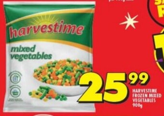 Shoprite HARVESTIME FROZEN MIXED VEGETABLES 900g offer