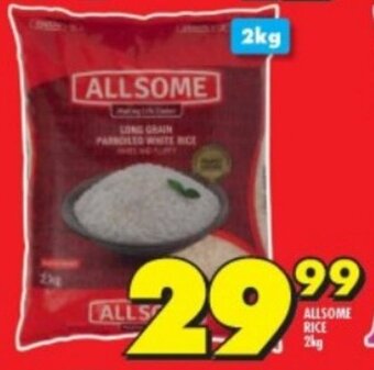Shoprite ALLSOME RICE 2kg offer