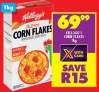 Shoprite KELLOGG'S CORN FLAKES 1kg offer