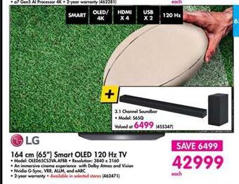 Makro 164 cm samrt oled 120 hz tv offer