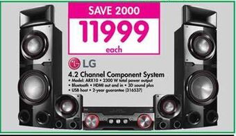 Makro 4.2 channel component system offer
