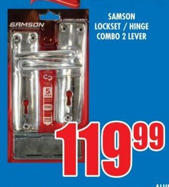 Boxer Build SAMSON LOCKSET / HINGE COMBO 2 LEVER offer