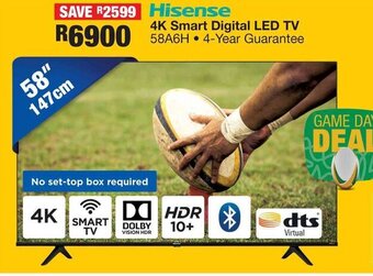 OK Furniture Hisense 4K Smart Digital LED TV offer