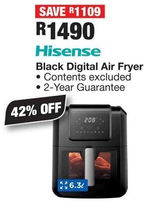 OK Furniture Hisense Black Digital Air Fryer offer
