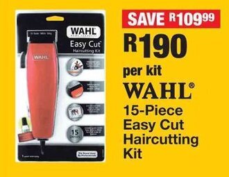 WAHL 15 Piece Easy Cut Haircutting Kit