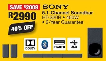 OK Furniture Sony 5.1-Channel Soundbar offer