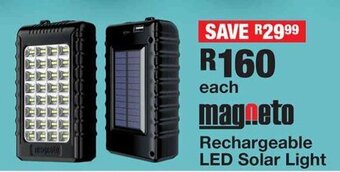OK Furniture magneto Rechargeable LED Solar Light offer