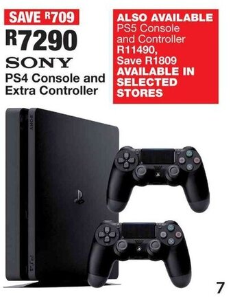 OK Furniture SONY PS4 Console and Extra Controller offer