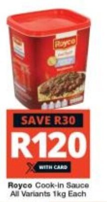 Royco Cook-in Sauce All Variants 1kg Each
