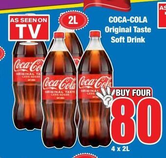 Boxer Coca-cola original taste soft drink offer