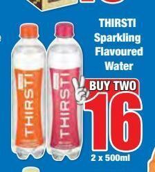 Boxer Thirsti sparkling flavoured water offer