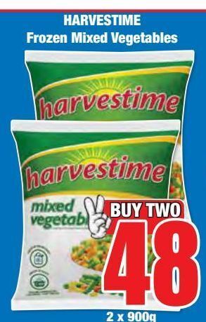 Boxer Harvestime frozen mixed vegetables offer