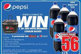 Boxer Pepsi offer