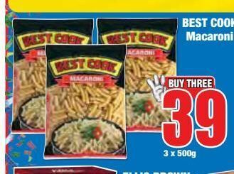 Boxer Best cook macaroni offer