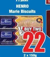 Boxer Henro marie biscuits offer
