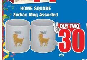 Boxer Home square zodiac mug assorted offer