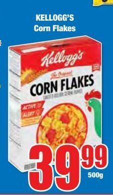 Boxer Kellogg`s corn flakes offer