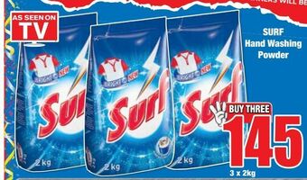 Boxer Surf hand washing powder offer