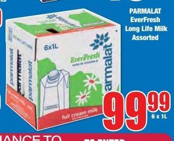 Boxer Parmalat everfresh long life milk assorted offer