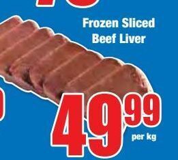 Boxer Frozen sliced beef liver offer