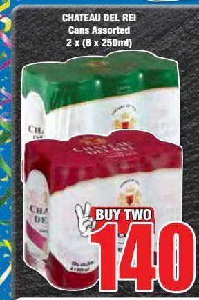 Boxer Chateu del rei cans assorted offer