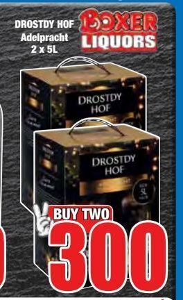 Boxer Drostdy hof adelpracht offer