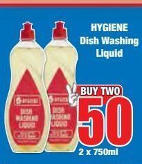 Boxer Hygiene dish washing liquid offer
