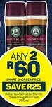 Pick n Pay Robertsons Masterblends Seasoning Assorted 200ml offer
