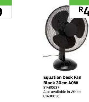 Leroy Merlin Equation wall fan black 50cm 111w (includes remote) offer