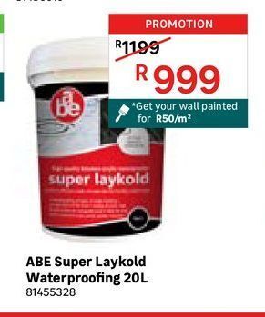Leroy Merlin Abe super laykold waterproofing 20l offer