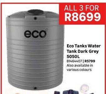 Leroy Merlin Eco tanks water tank dark grey 5050l offer