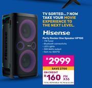 Game Hisense party rocker one speaker hp100 offer