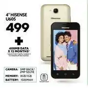 Ackermans Hisense 4" U605 offer