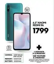 Ackermans Xiaomi 6.5" Redmi 9A offer