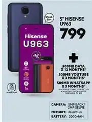 Ackermans Hisense 5" U963 offer