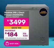 Game Hisense 198ltr chest freezer h245cfs offer