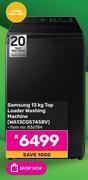 Game Samsung 13kg top loader washing machine wa13cg5745bv offer