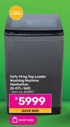 Game Defy 14kg top loader washing machine (manhattan) g-dtl-160 offer