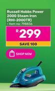 Game Russell hobbs power 2000 steam iron rhi-2000tr offer
