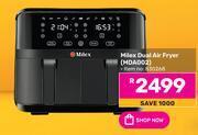 Game Milex dual air fryer mda002 offer