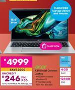 Game Acer 15.6(39cm) a315 intel celeron laptop offer