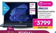 Game Mecer 14(35cm) intel celeron laptop offer