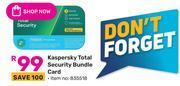 Game Kaspersky total security bundle card offer