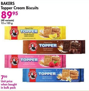 Makro BAKERS Topper Cream Biscuits offer