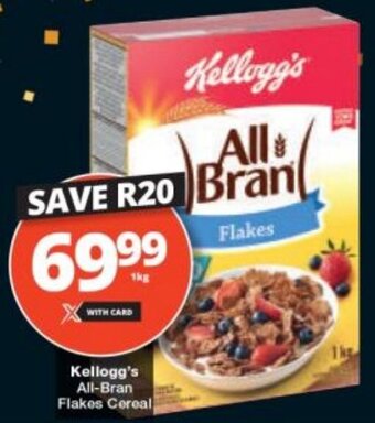 Checkers Kellogg's All-Bran Flakes Cereal offer