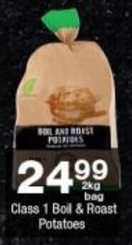 Checkers Class 1 Boil & Roast Potatoes offer