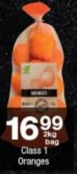 Checkers Class 1 Oranges offer
