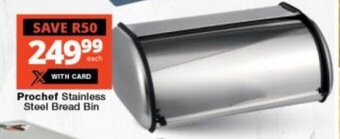 Checkers Prochef Stainless Steel Bread Bin offer
