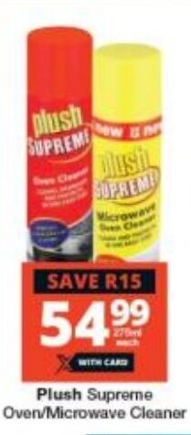 Checkers Plush Supreme Oven/Microwave Cleaner offer