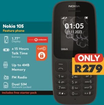 Checkers Nokia 105 Feature phone offer